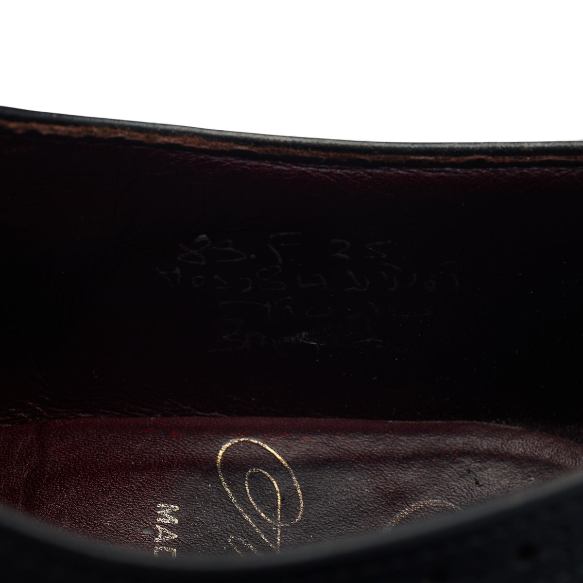 Masterclass 'Brunel' Black Leather Oxford Brogues UK 8.5 F