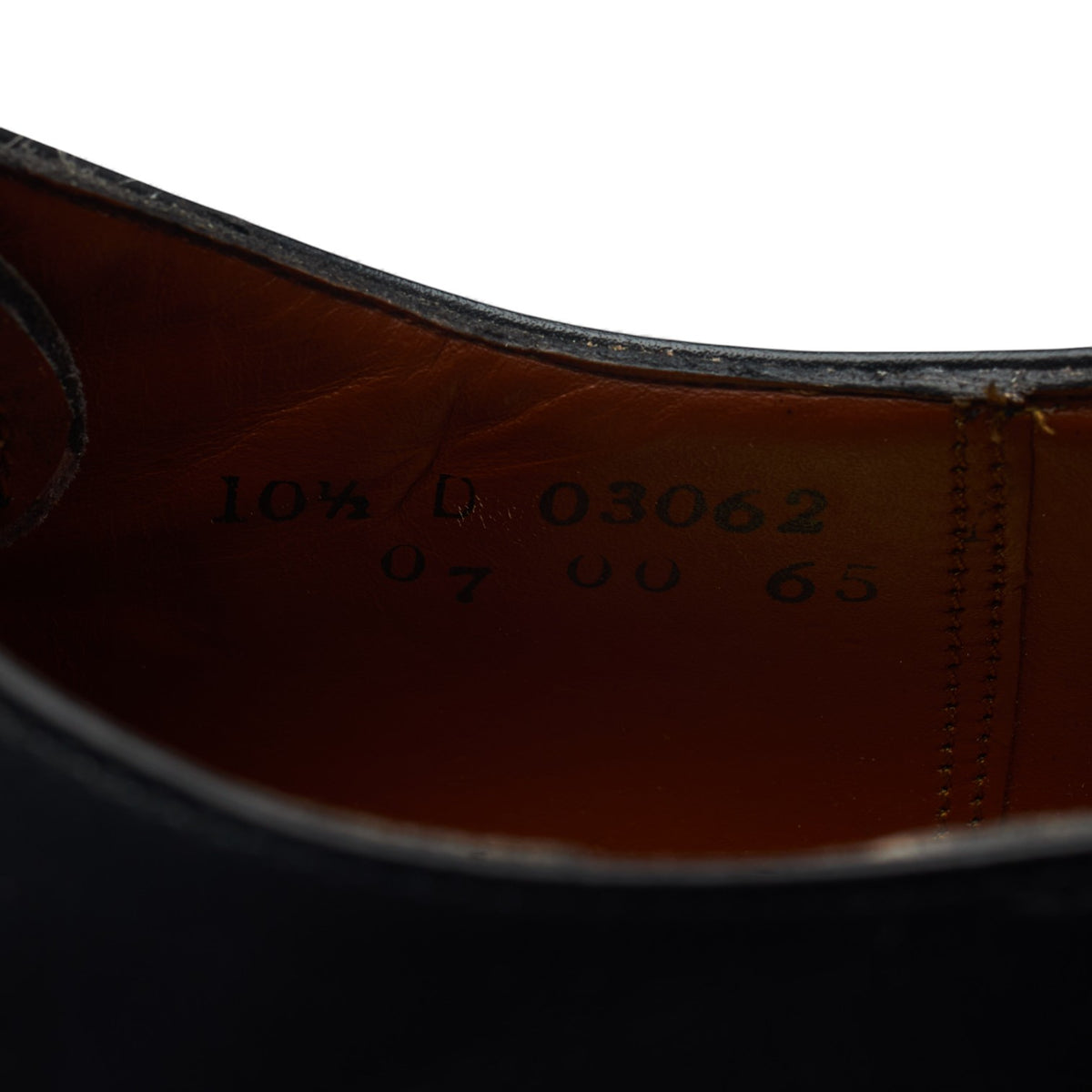 Black Leather Oxford UK 9.5 US 10.5 D