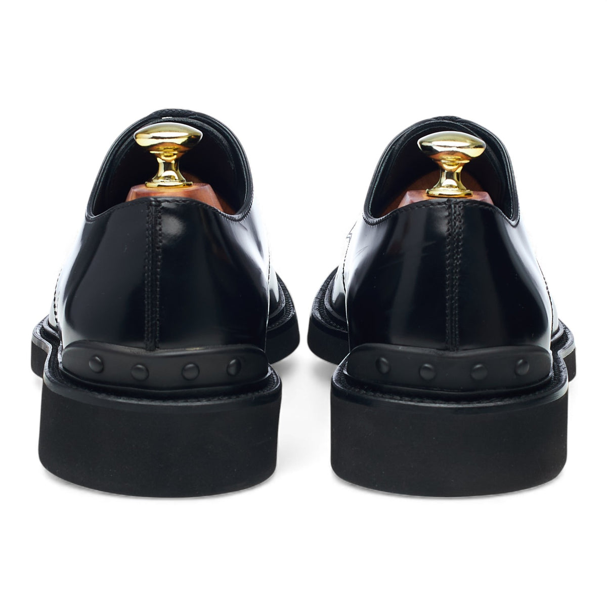 Black Leather Derby UK 7.5