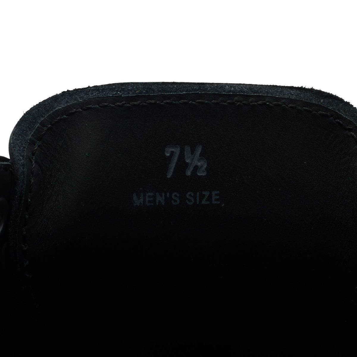 Black Leather Derby UK 7.5