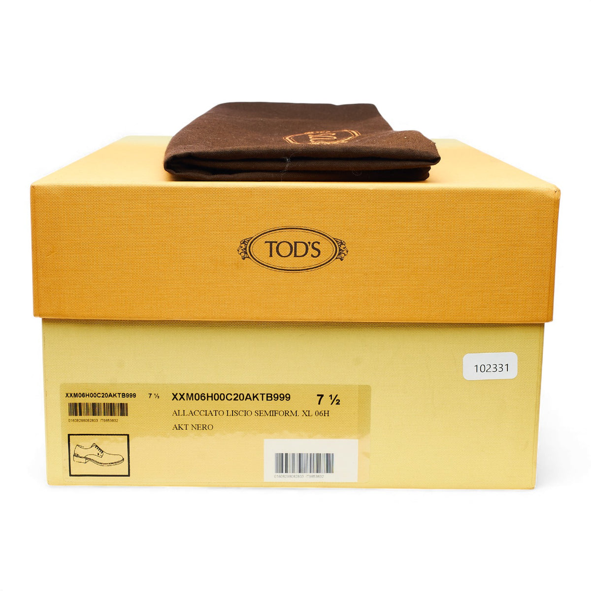 Black Leather Derby UK 7.5