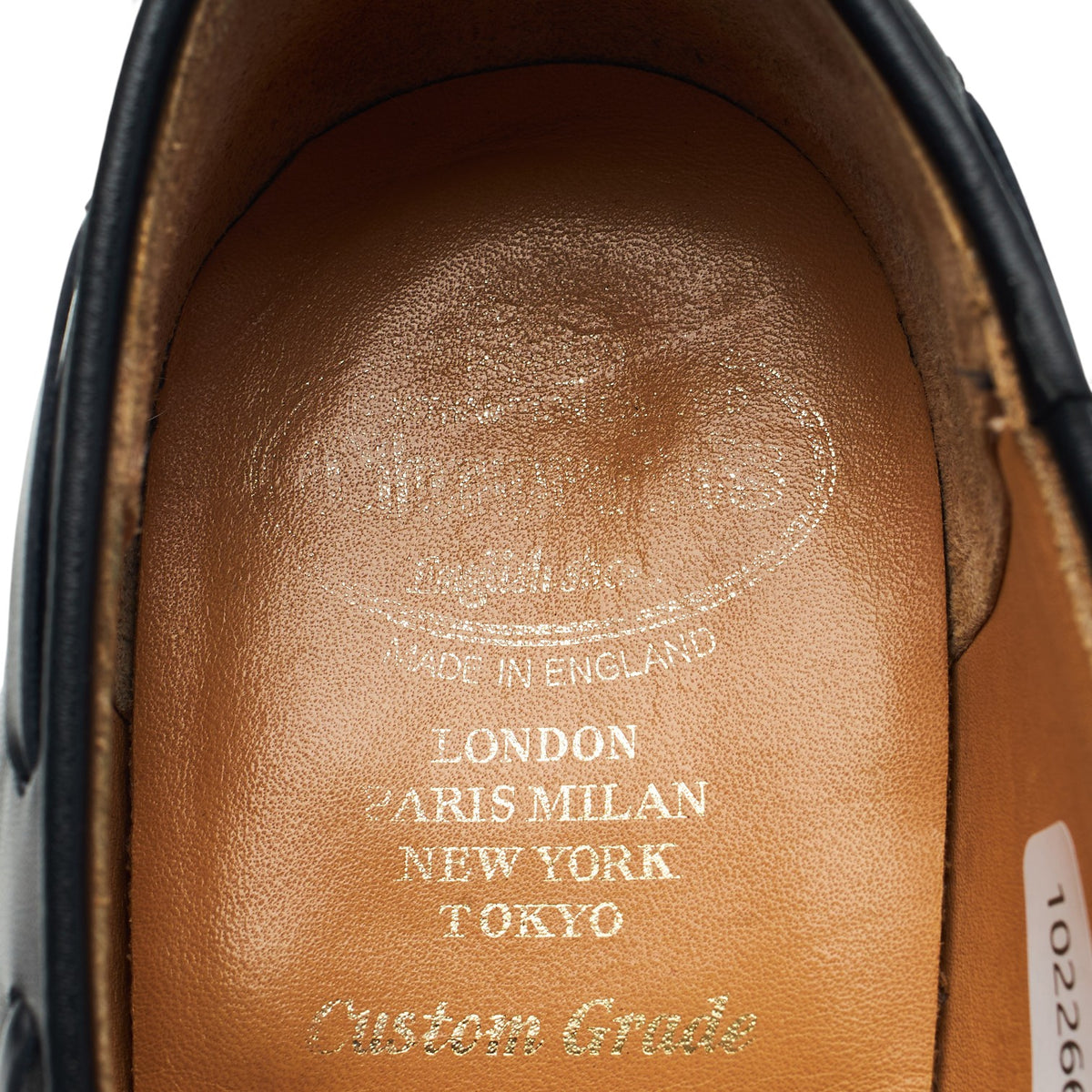 'Widnes' Black Leather Loafers UK 8.5 G