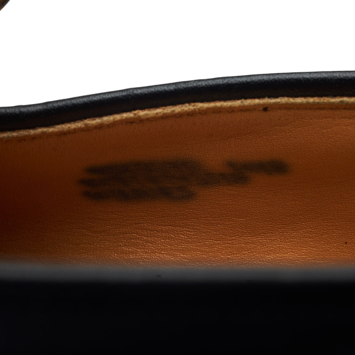 'Widnes' Black Leather Loafers UK 8.5 G