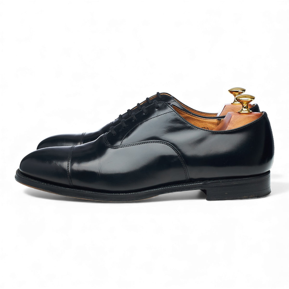 'Balmoral' Black Leather Oxford UK 9 F