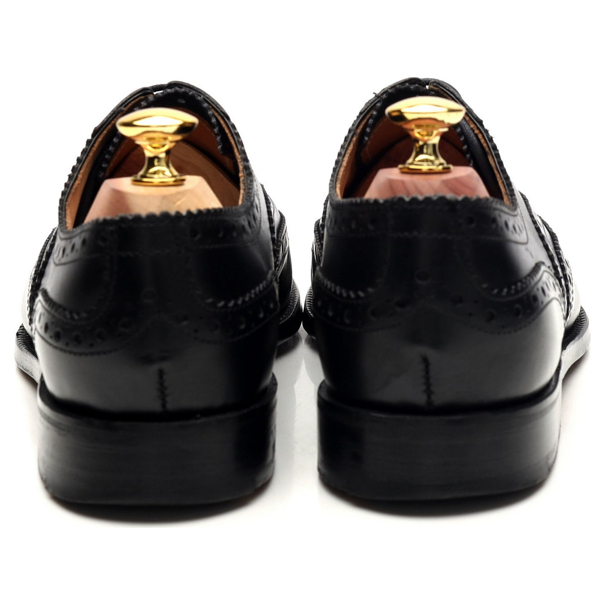 G:One &#39;Westminster&#39; Black Leather Oxford Brogue UK 7.5 F