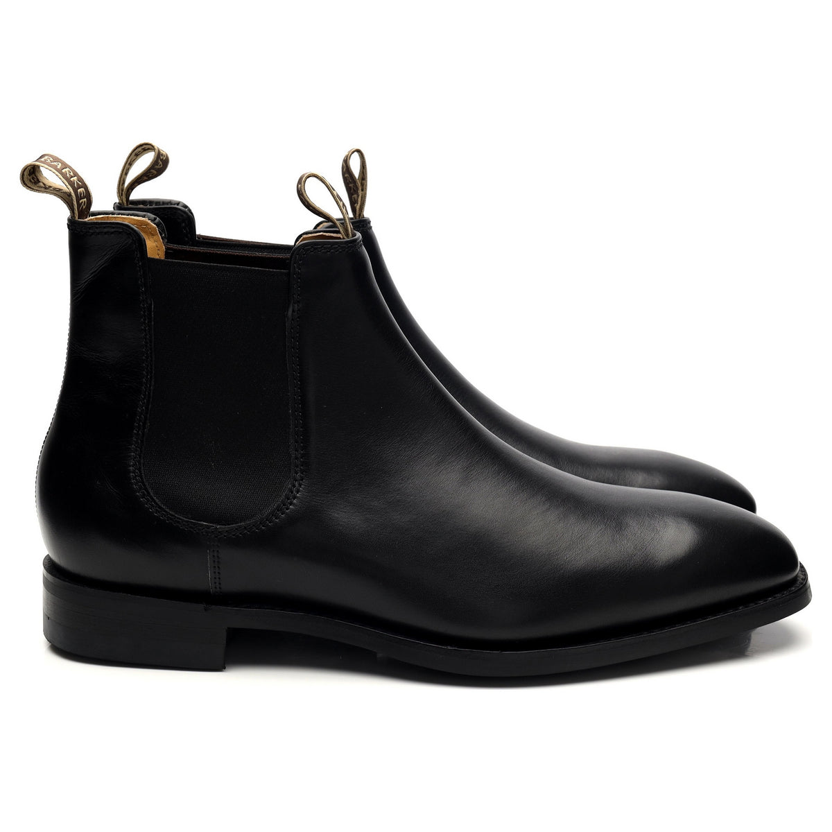 &#39;Mansfield&#39; Black Leather Chelsea Boots UK 9 F