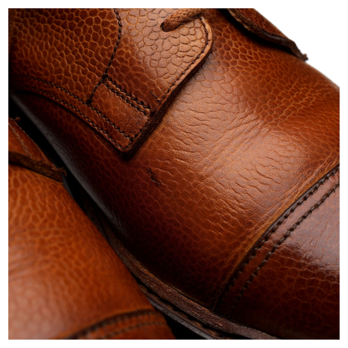 &#39;Coniston&#39; Tan Brown Grain Leather Boots UK 9.5 D