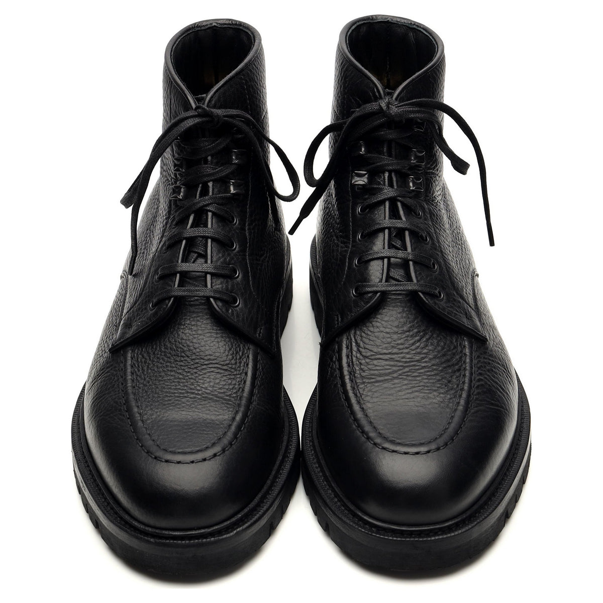 &#39;Buttafoeura&#39; Black Leather Boots UK 8 EU 42