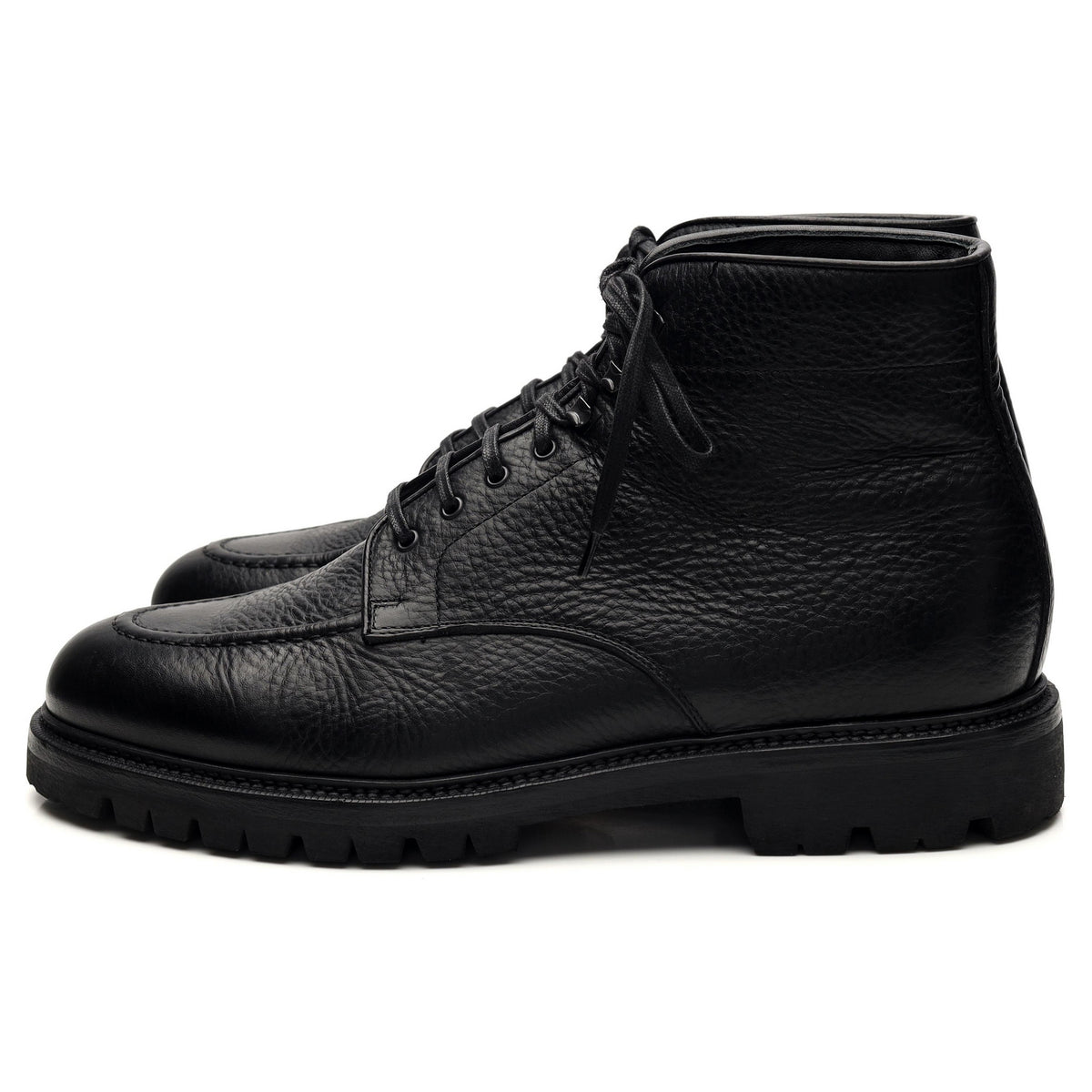 &#39;Buttafoeura&#39; Black Leather Boots UK 8 EU 42