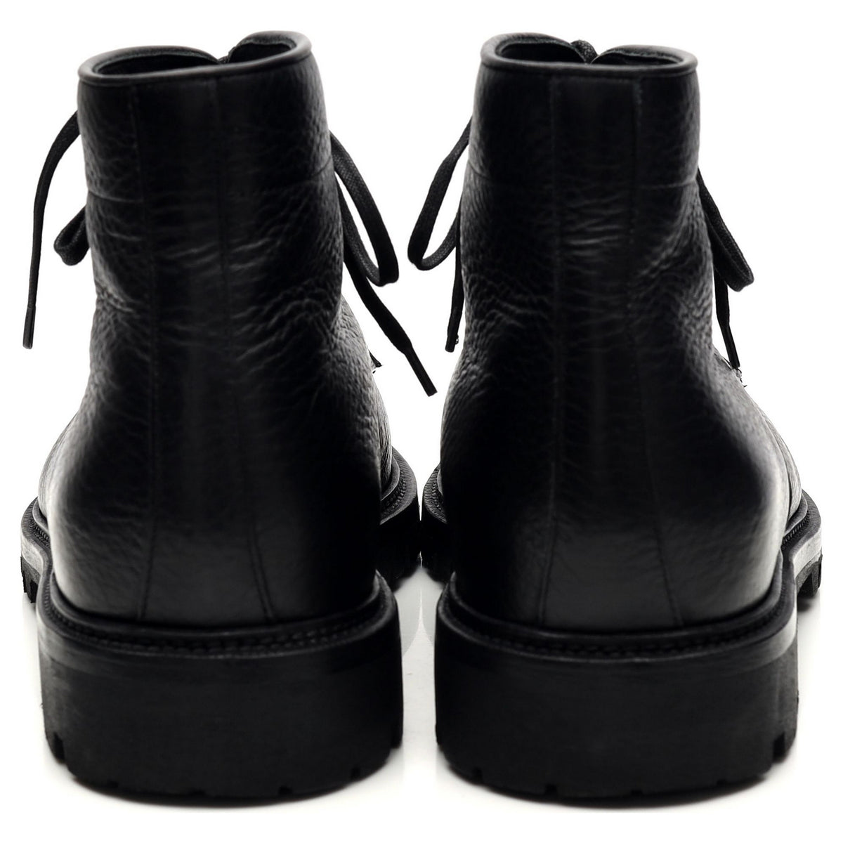 &#39;Buttafoeura&#39; Black Leather Boots UK 8 EU 42