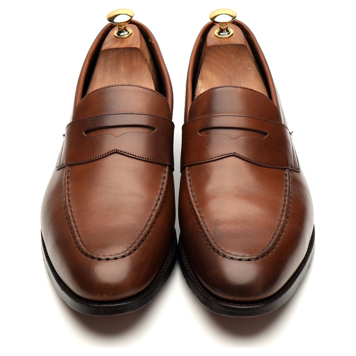 &#39;St Pauls&#39; Brown Leather Loafer UK 10 G