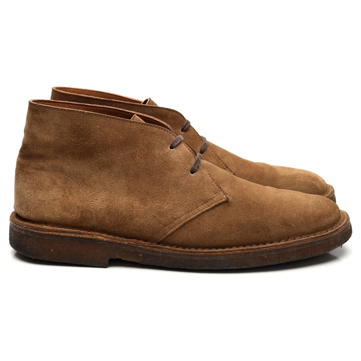 &#39;Umbrelèe&#39; Beige Suede Chukka Boots UK 8 EU 42