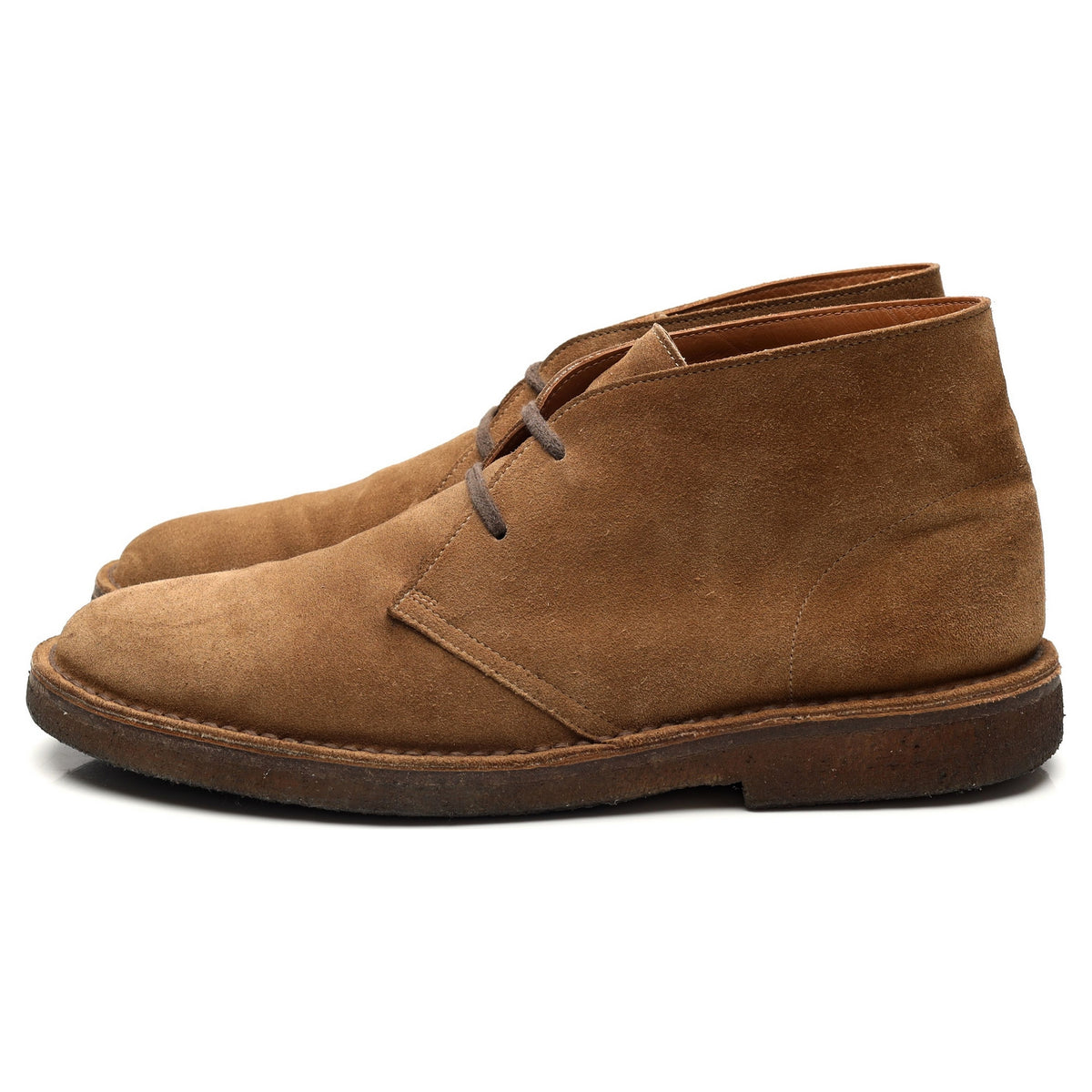 &#39;Umbrelèe&#39; Beige Suede Chukka Boots UK 8 EU 42