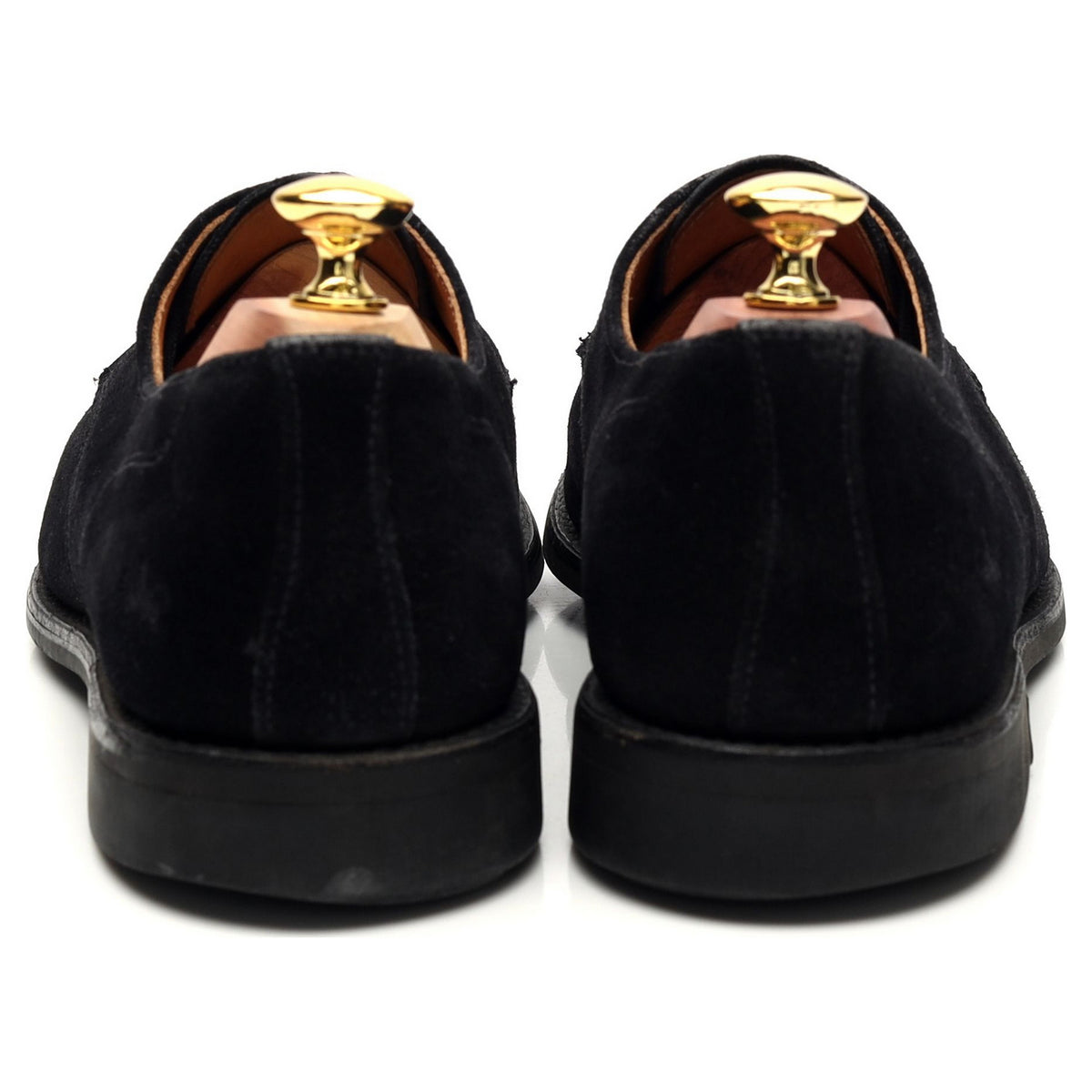 Black Suede Split Toe Derby UK 7