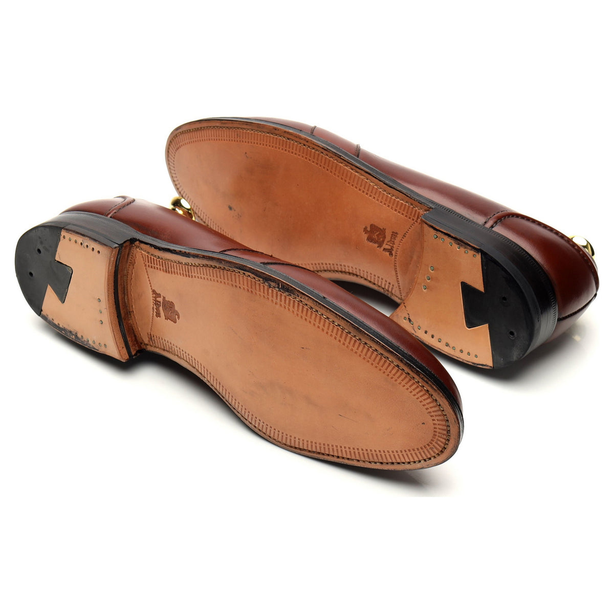 &#39;692&#39; Brown Leather Tassel Loafer UK 8.5 US 9.5 C