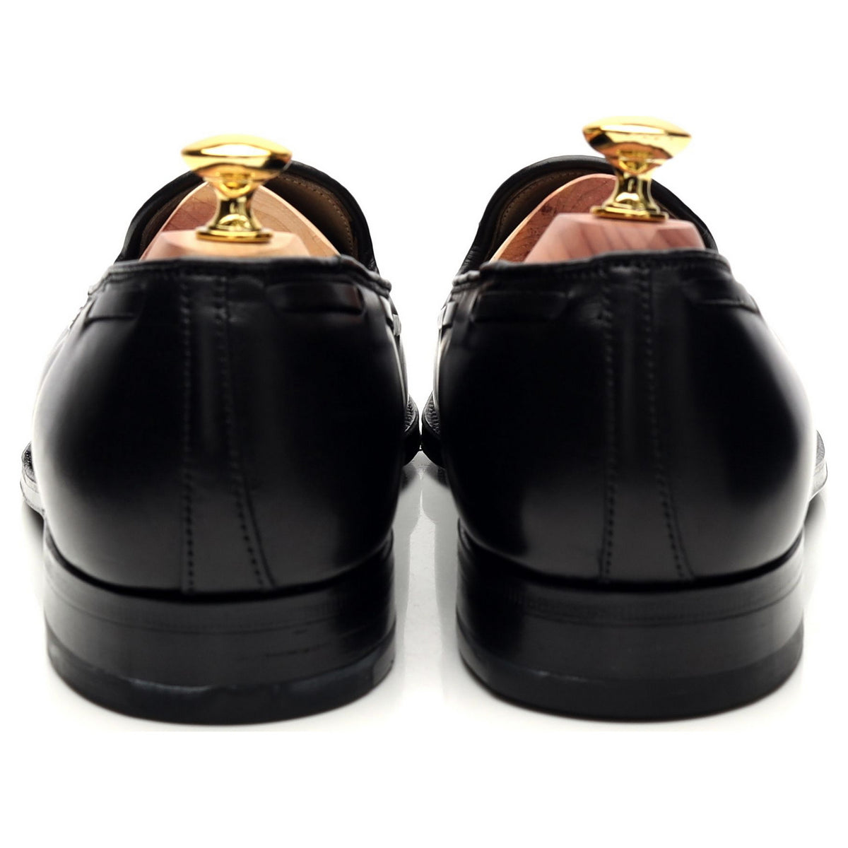 &#39;660&#39; Black Leather Tassel Loafer UK 8.5 US 9.5 C