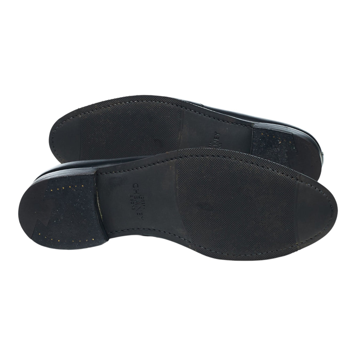 'Gracechurch' Black Leather Loafers UK 8 F