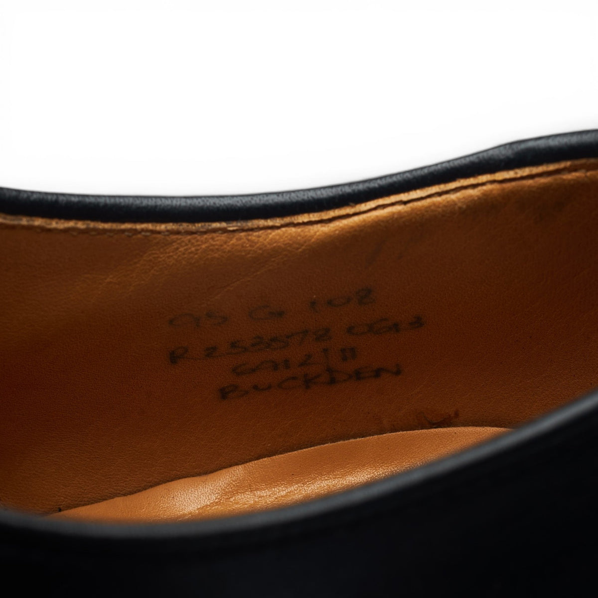 'Buckden' Black Leather Oxford UK 9.5 G