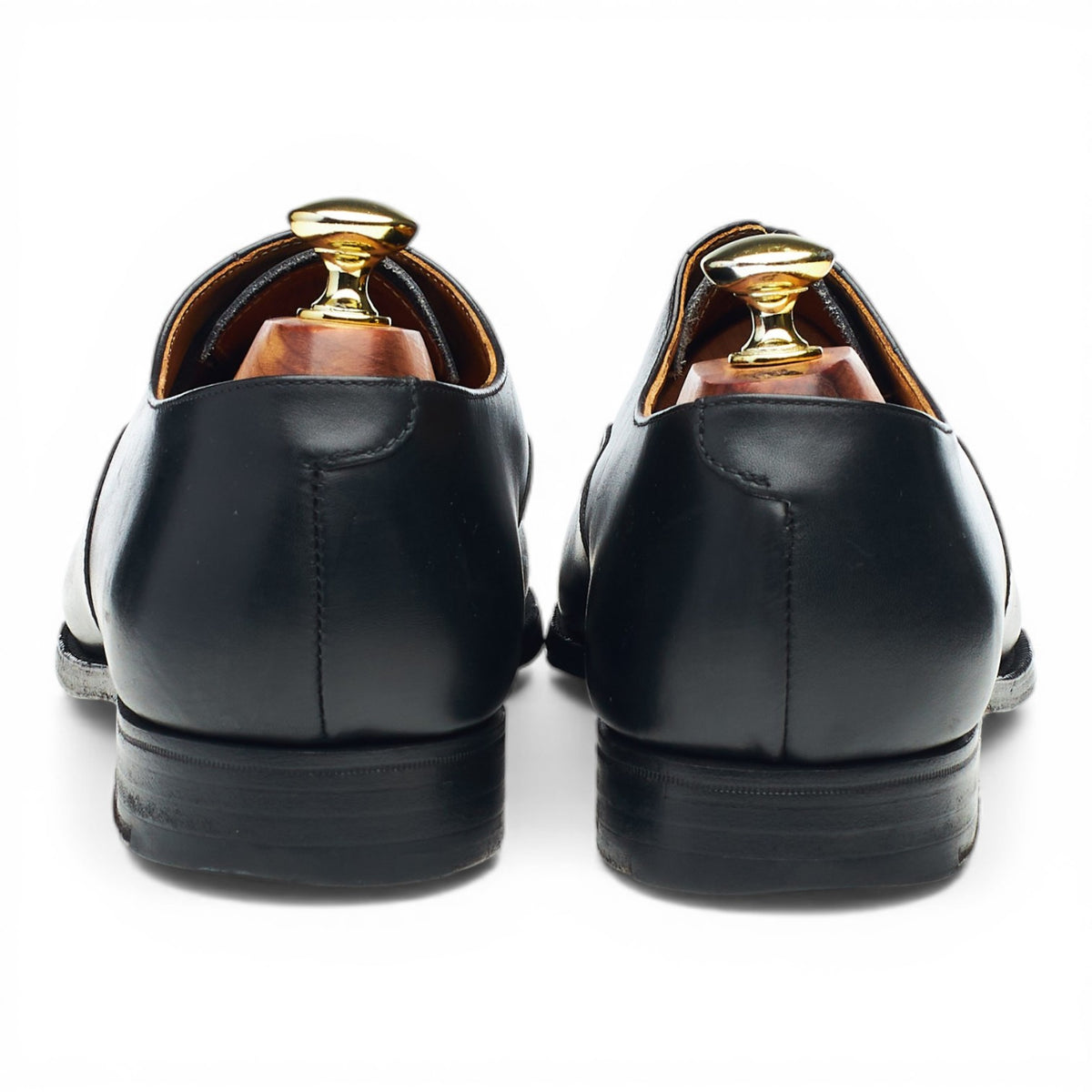 'Connaught' Black Leather Oxford UK 7.5 F