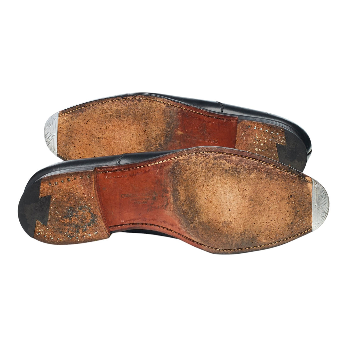 'Connaught' Black Leather Oxford UK 7.5 F