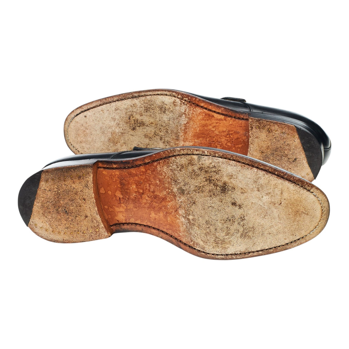 'Northcote' Black Leather Monk Strap UK 7 G