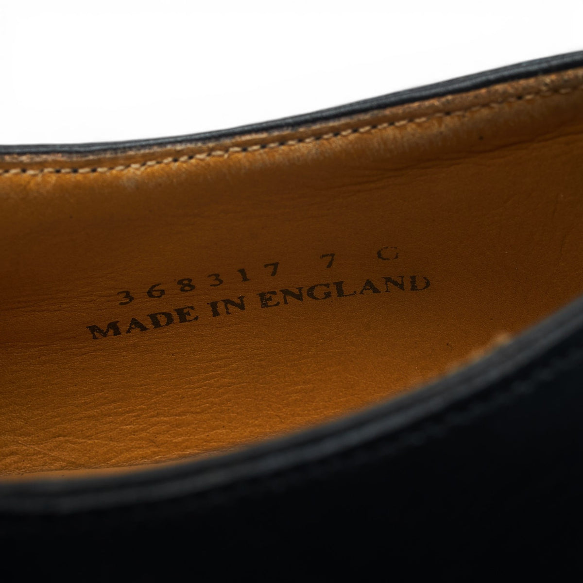 'Northcote' Black Leather Monk Strap UK 7 G