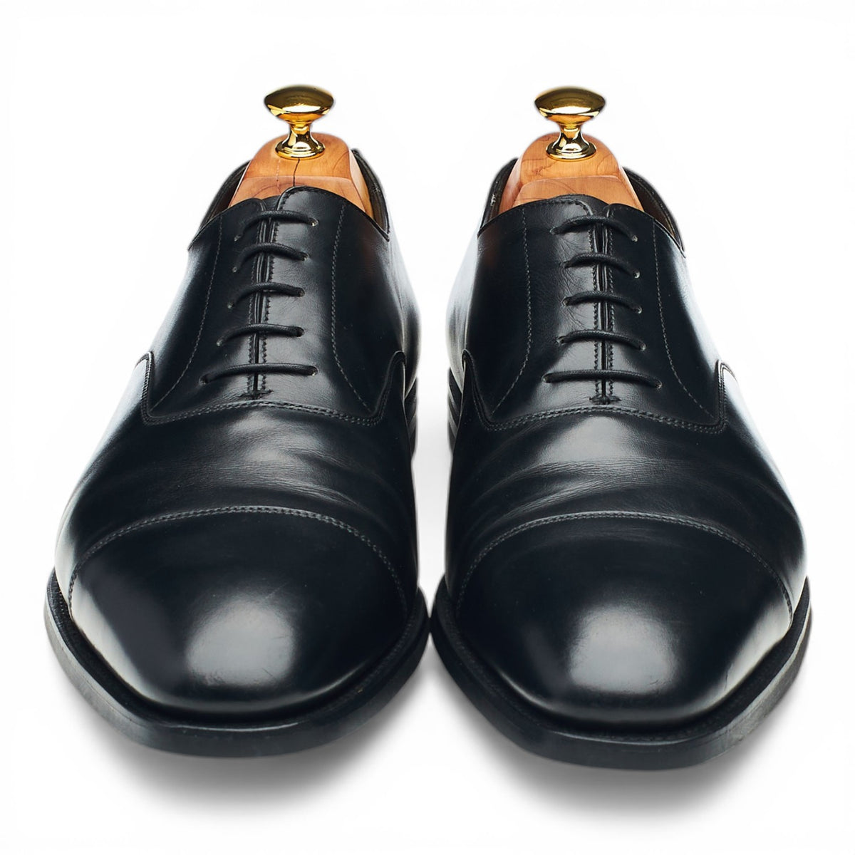 'Audley' Black Leather Oxford UK 11.5 E