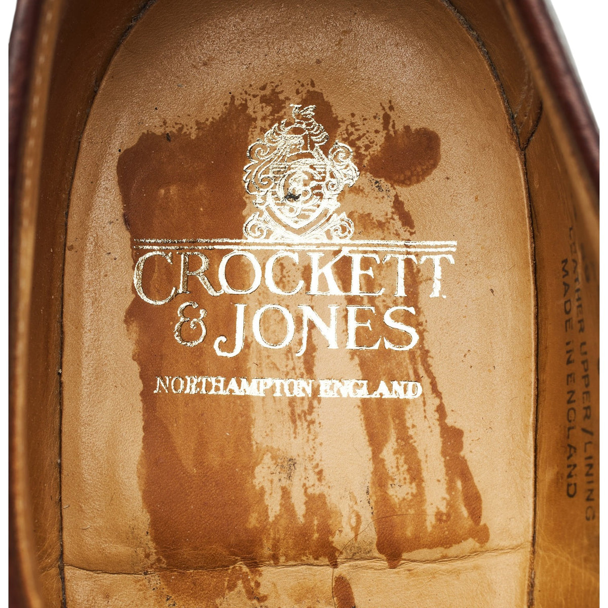 'Ashdown' Dark Brown Grain Leather Derby UK 9 E