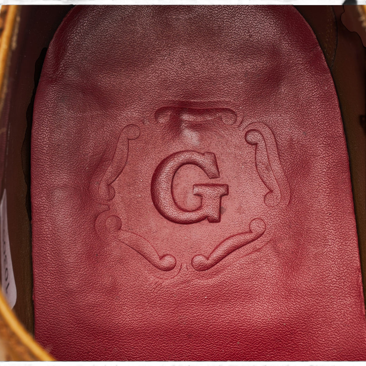 'Stanley' Tan Brown Leather Oxford Brogues UK 9.5 G