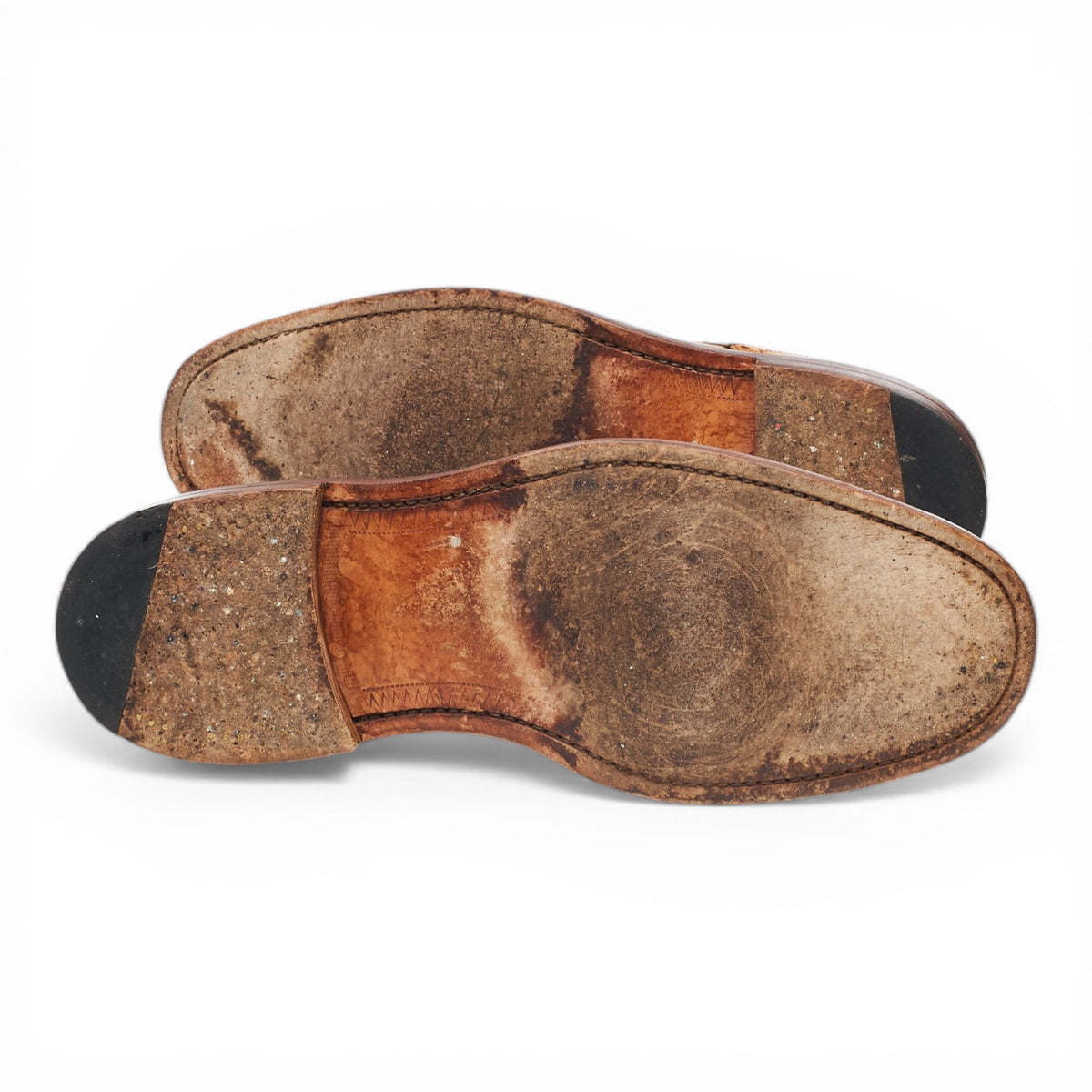 1880 'Chester 2' Tan Brown Leather Derby Brogues UK 10 F