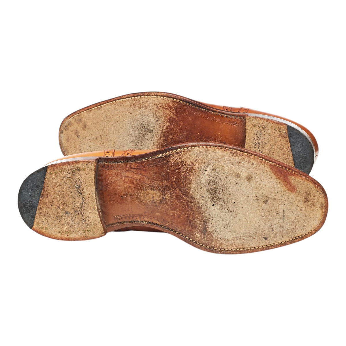 Charles Tyrwhitt Tan Brown Leather Oxford Brogues UK 8.5 F