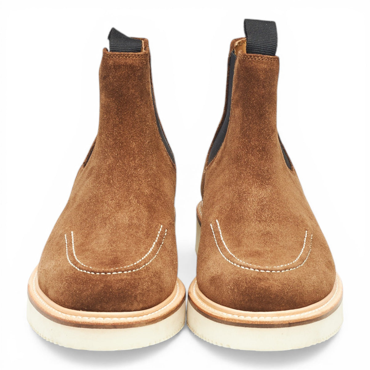 'Easy Chelsea' Snuff Brown Suede Chelsea Boots UK 7