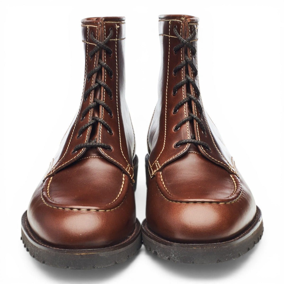 'Noel' Brown Chromexcel Leather Boots UK 8.5 FX