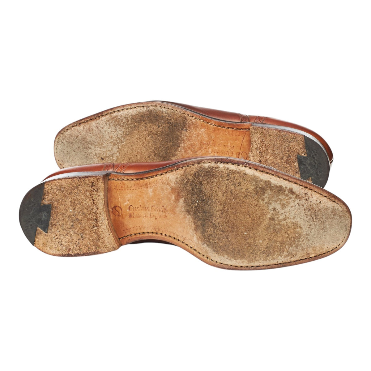 'Laverstock' Brown Leather Oxford Brogues UK 8 F