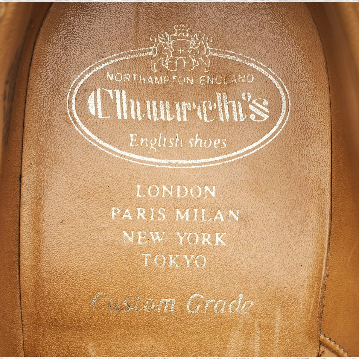 'Laverstock' Brown Leather Oxford Brogues UK 8 F