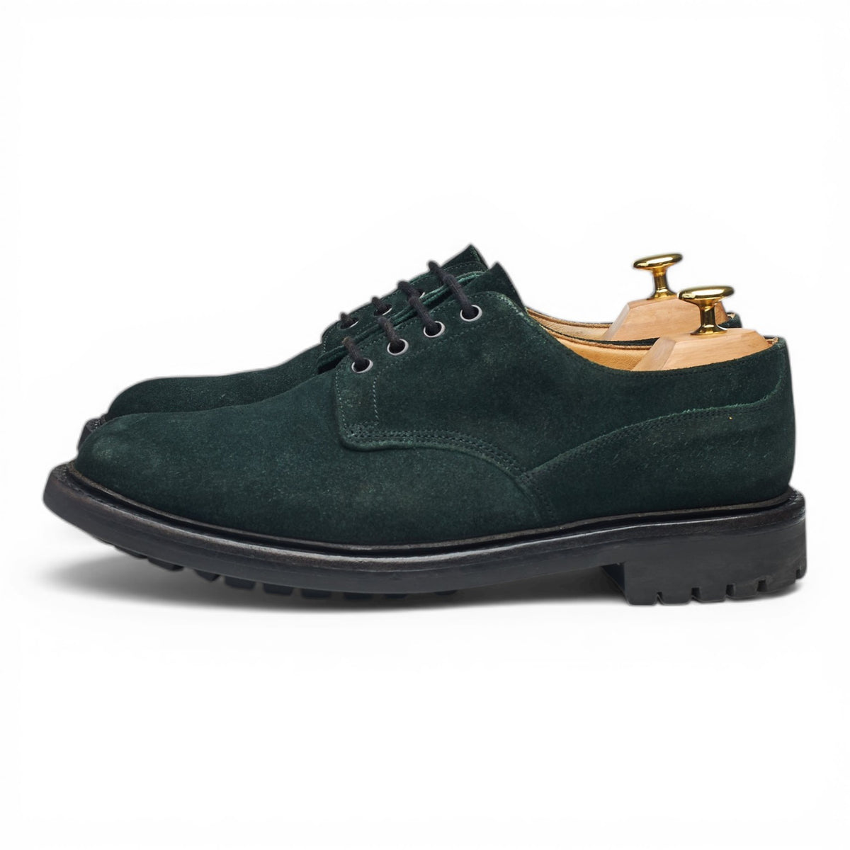 'McNeil' Dark Green Suede Derby UK 8.5 G