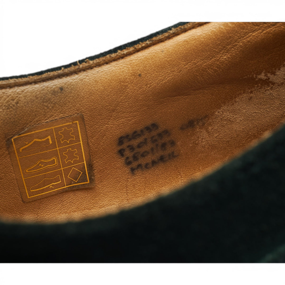 'McNeil' Dark Green Suede Derby UK 8.5 G