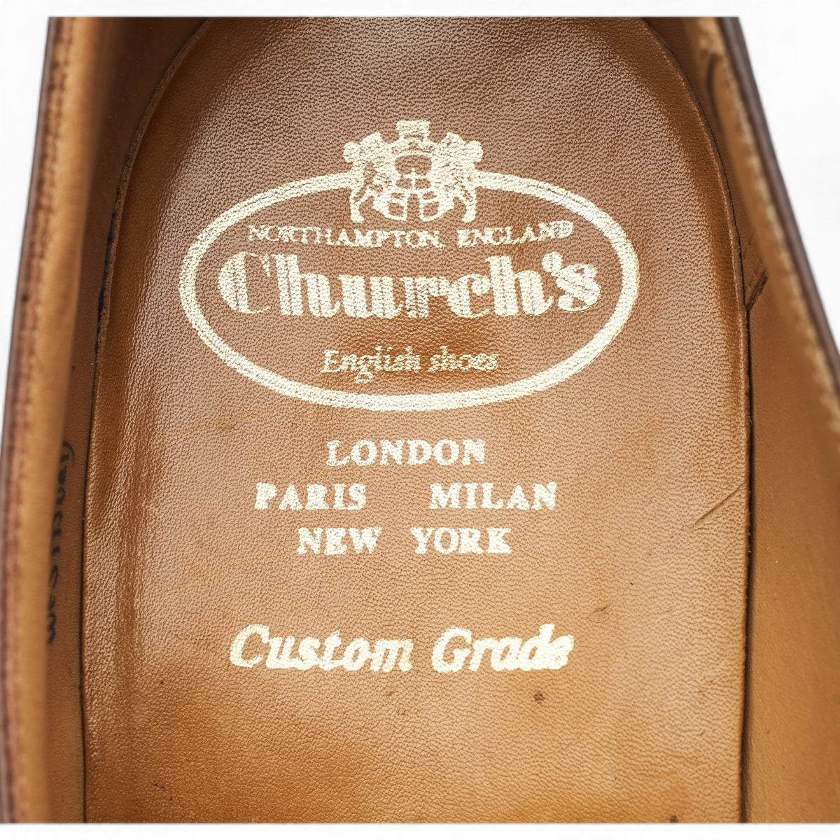 'Westbury' Brown Leather Monk Strap UK 10 F