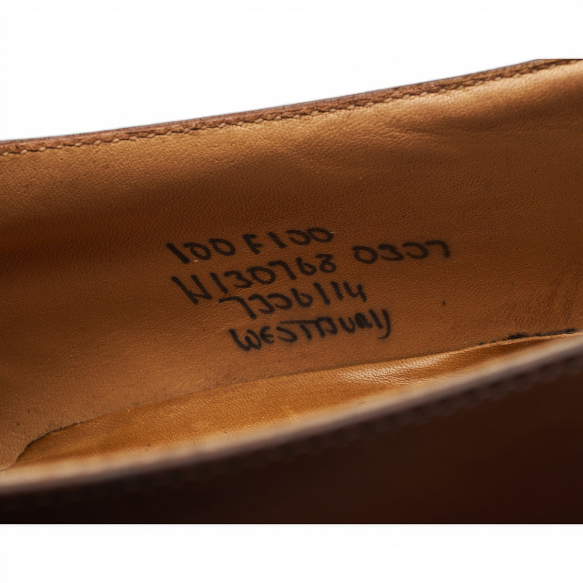 'Westbury' Brown Leather Monk Strap UK 10 F