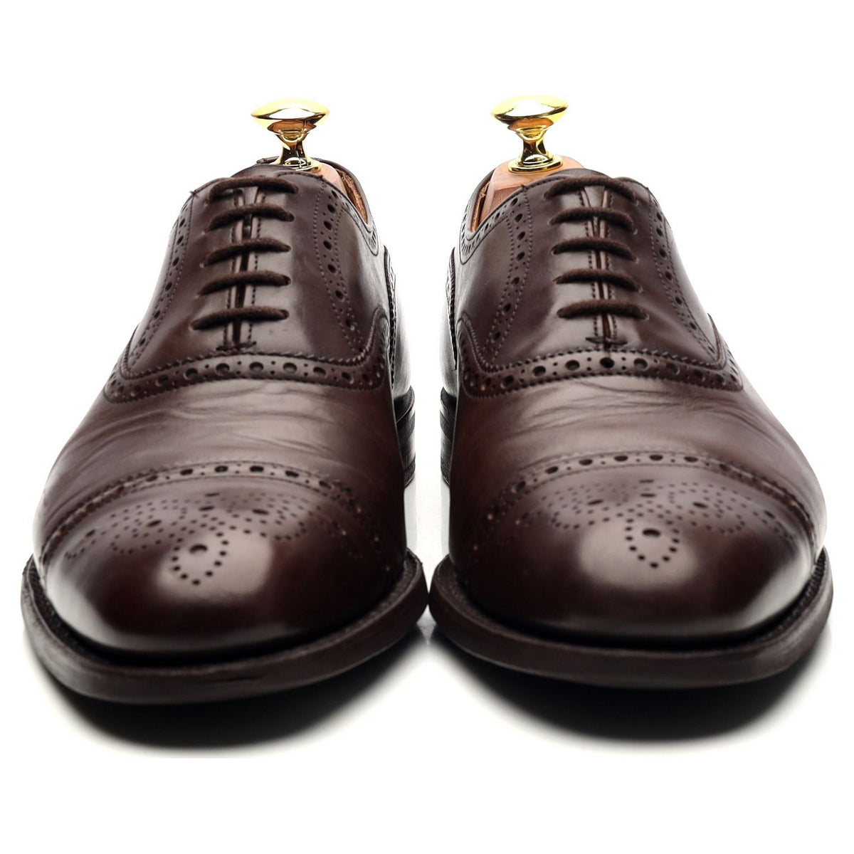 &#39;Wilfred&#39; Dark Brown Leather Oxford Brogues UK 7.5 F