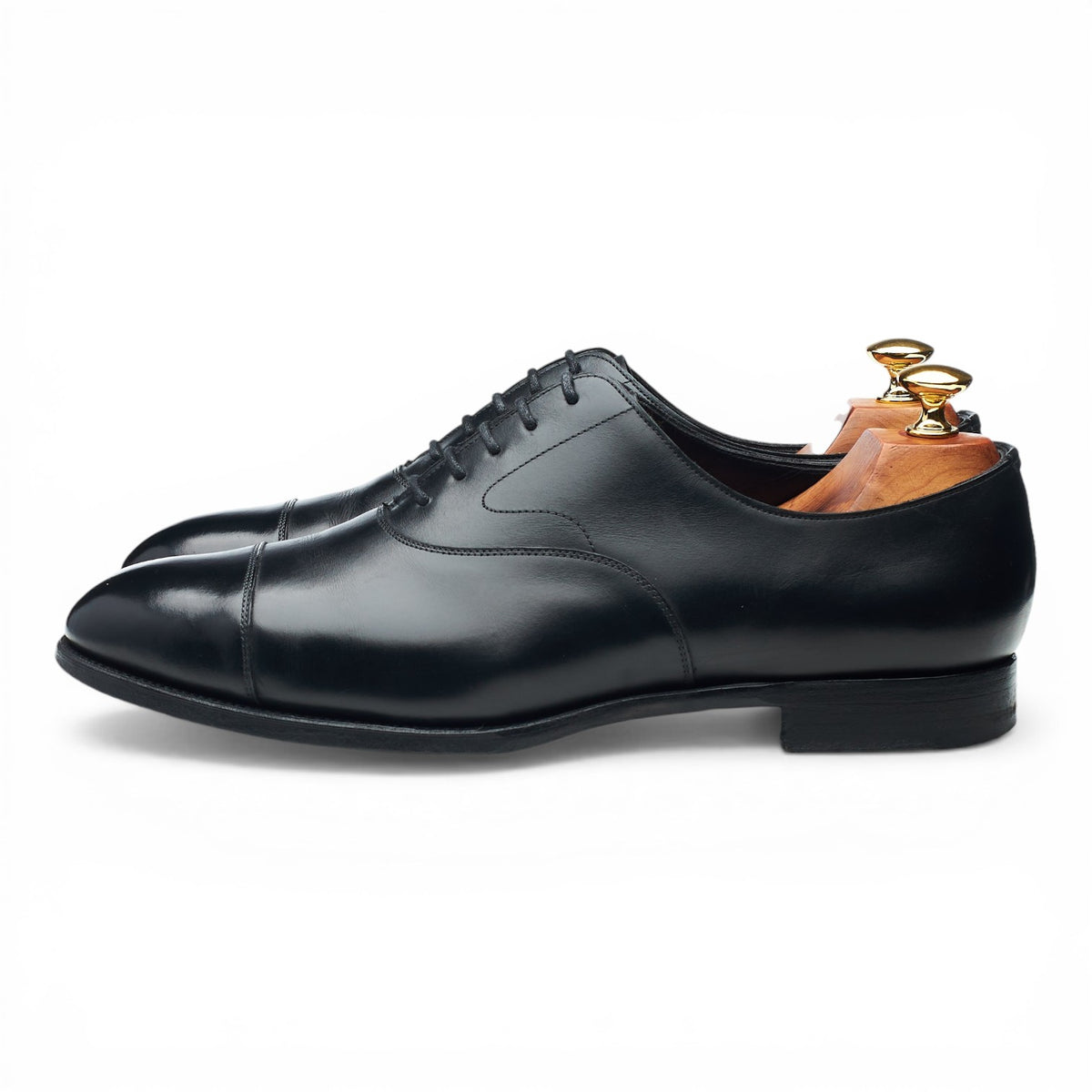 'Chelsea' Black Leather Oxford UK 9 E