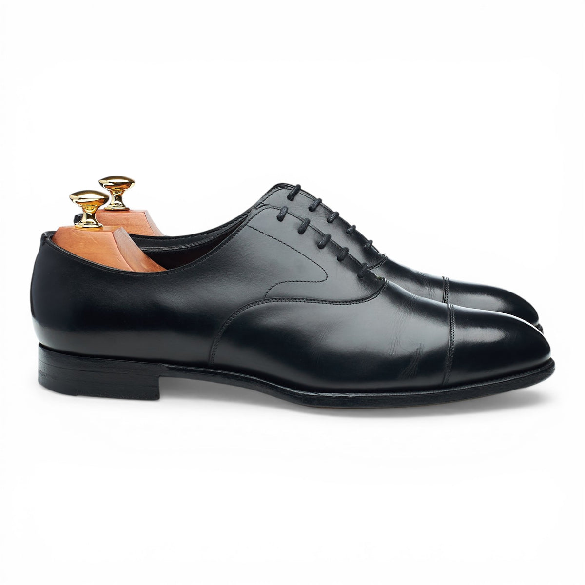 'Chelsea' Black Leather Oxford UK 9 E