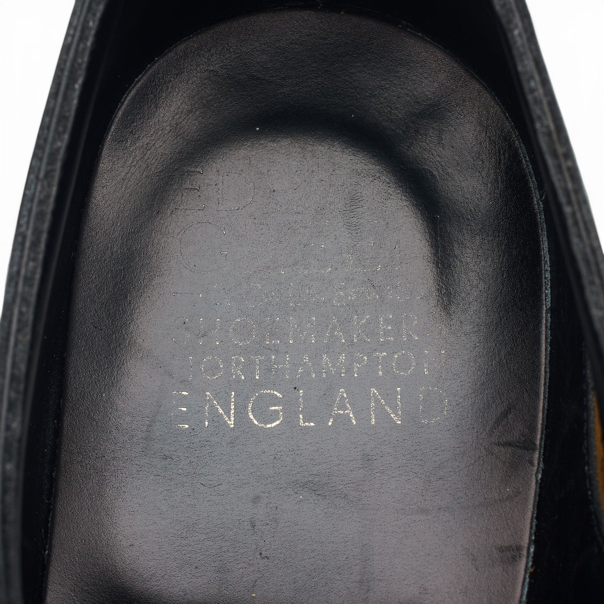 'Chelsea' Black Leather Oxford UK 9 E