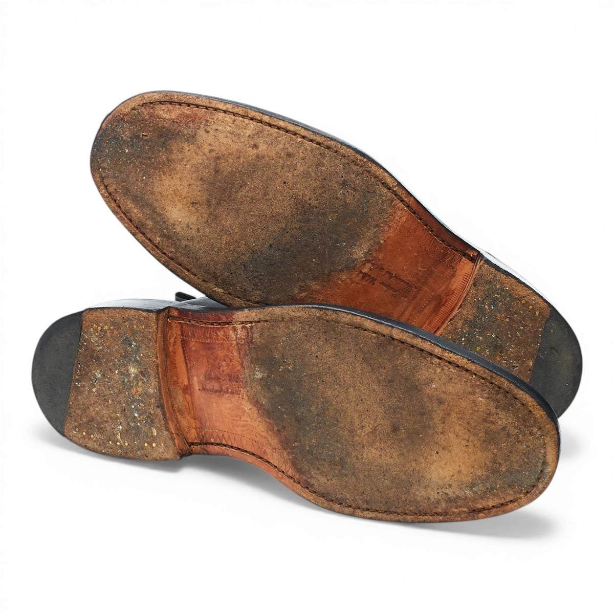 1880 'Burford 2' Black Leather Boots Brogues UK 8.5 F