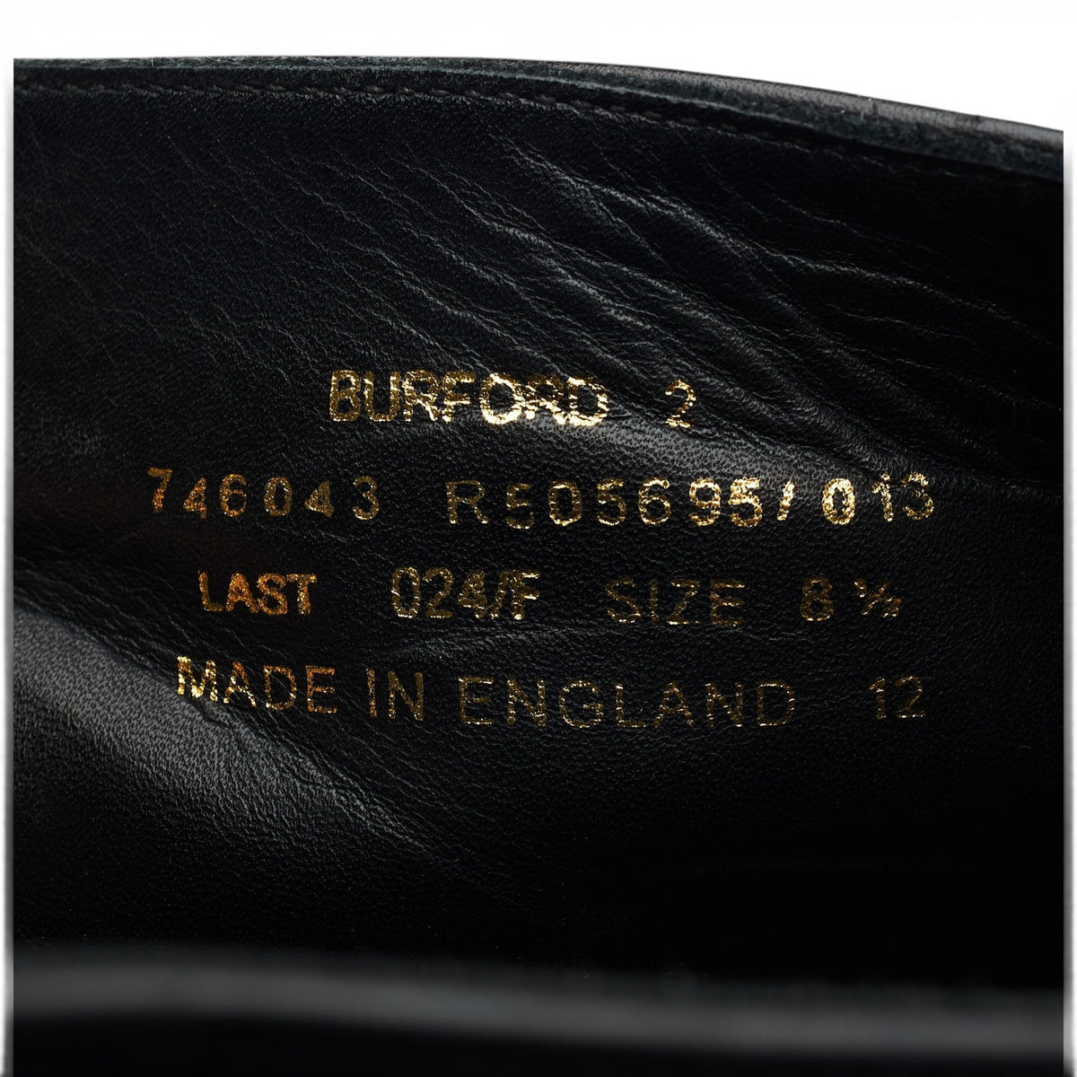 1880 'Burford 2' Black Leather Boots Brogues UK 8.5 F