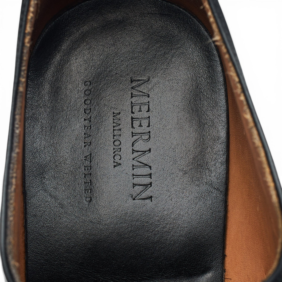 '101198' Black Leather Oxford UK 7 E