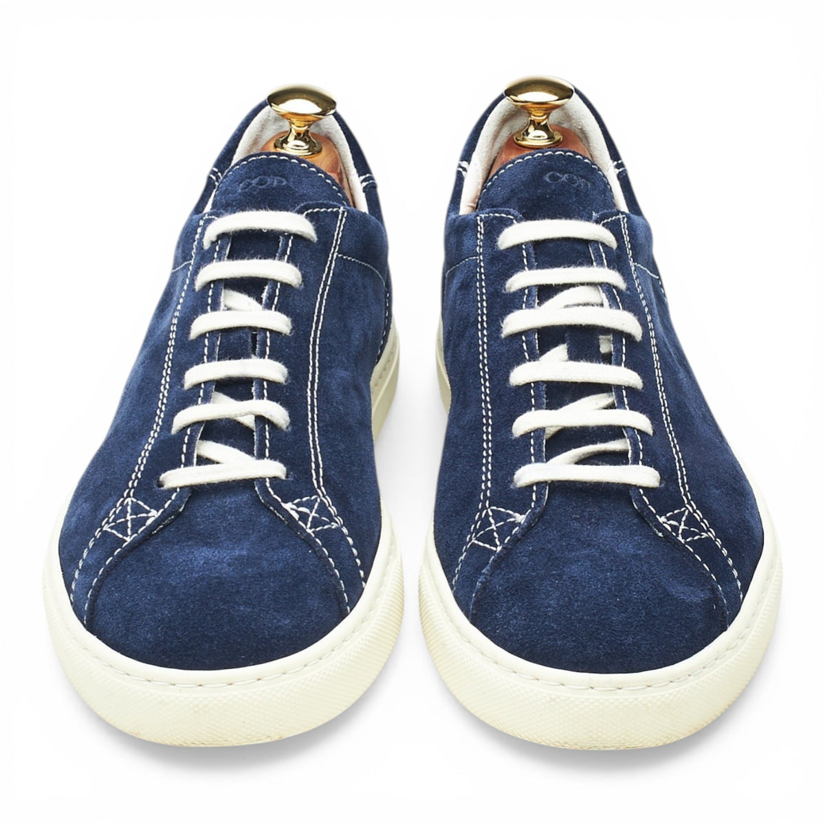 'Racquet Sr' Navy Blue Suede Sneakers UK 9 EU 43