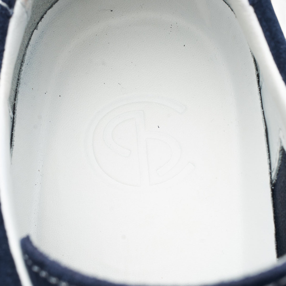 'Racquet Sr' Navy Blue Suede Sneakers UK 9 EU 43