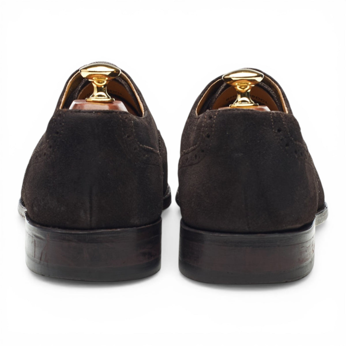 Dark Brown Suede Oxford Brogues UK 9 F