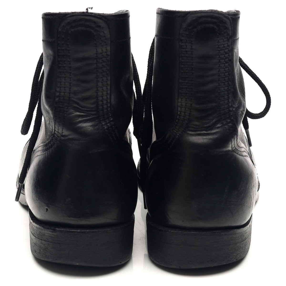 &#39;8116&#39; Black Leather Iron Ranger Boots UK 6.5 US 7.5
